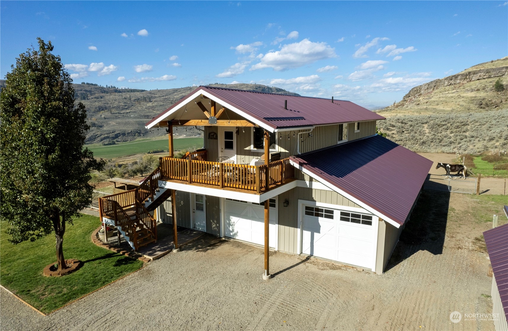 369 Tunk Creek Road Riverside, WA 98849 - Photo 1 of 40 a top view of a house with a yard