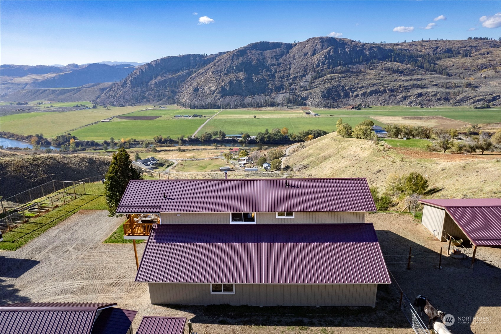 369 Tunk Creek Road Riverside, WA 98849 - Photo 2 of 40 a view of a balcony with an outdoor space