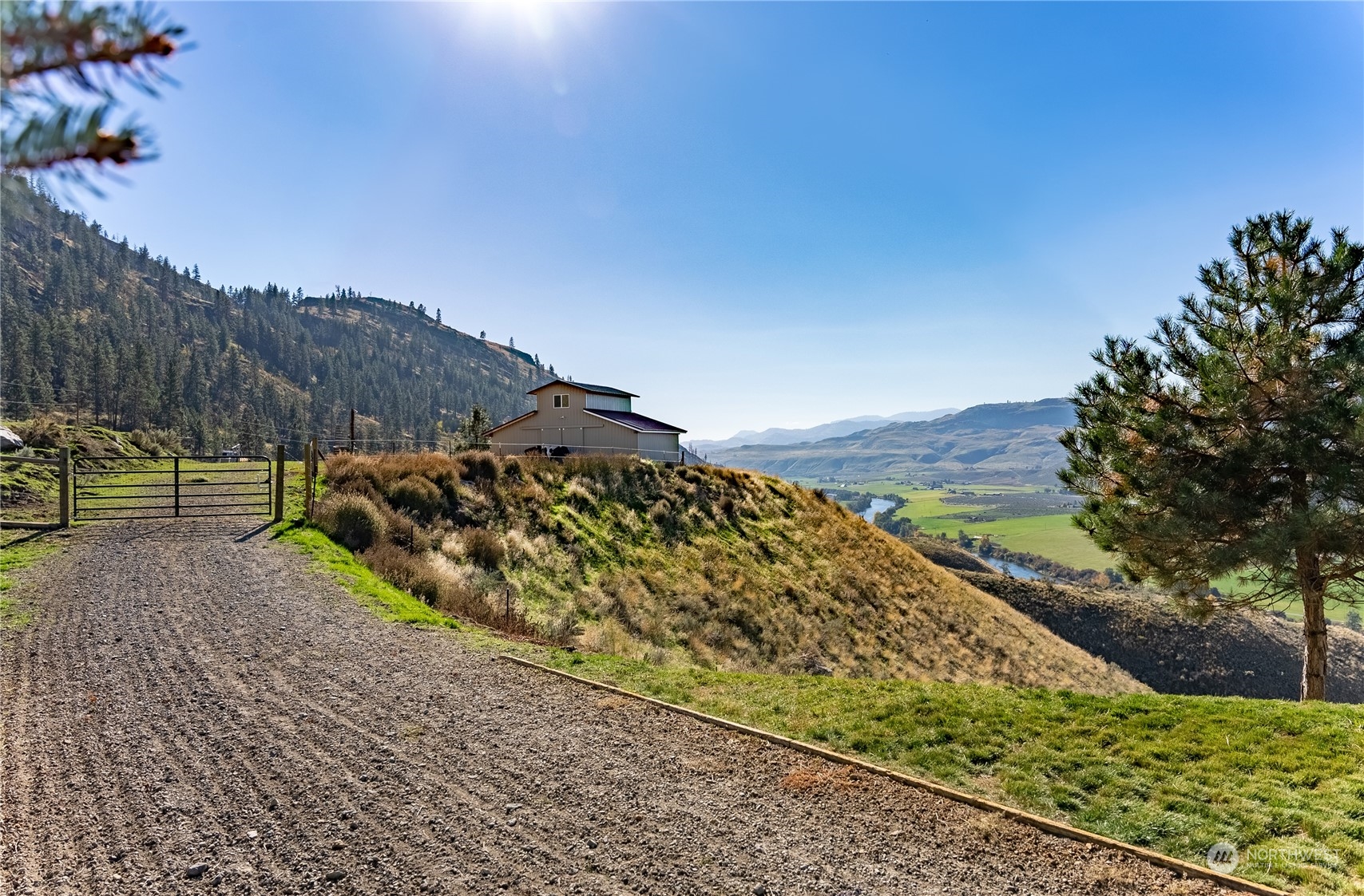 369 Tunk Creek Road Riverside, WA 98849 - Photo 8 of 40 a view of a pathway with a garden