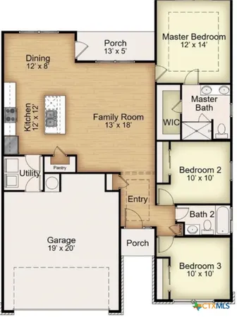 $1,850 | 8015 Pineridge Way, Temple, TX 76502