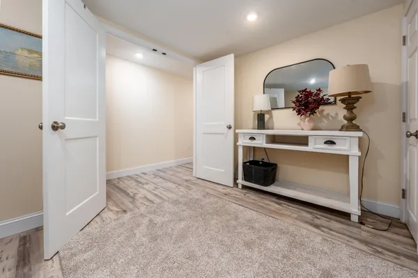 a view of storage and utility room