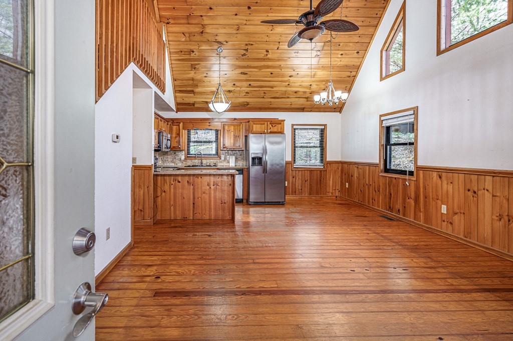 41 Carvers Vw Trail Murphy, NC 28906 - Photo 6 of 46 a view of kitchen with furniture and wooden floor