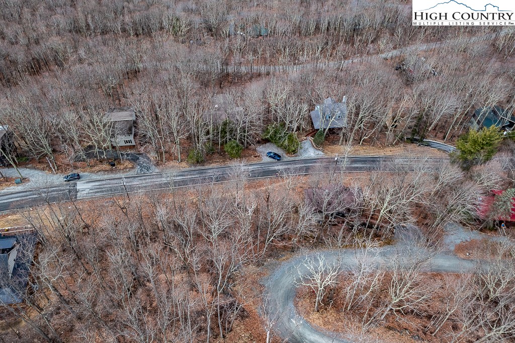 131 Club House Road Beech Mountain, NC 28604 - Photo 8 of 14 a view of a dry yard with trees