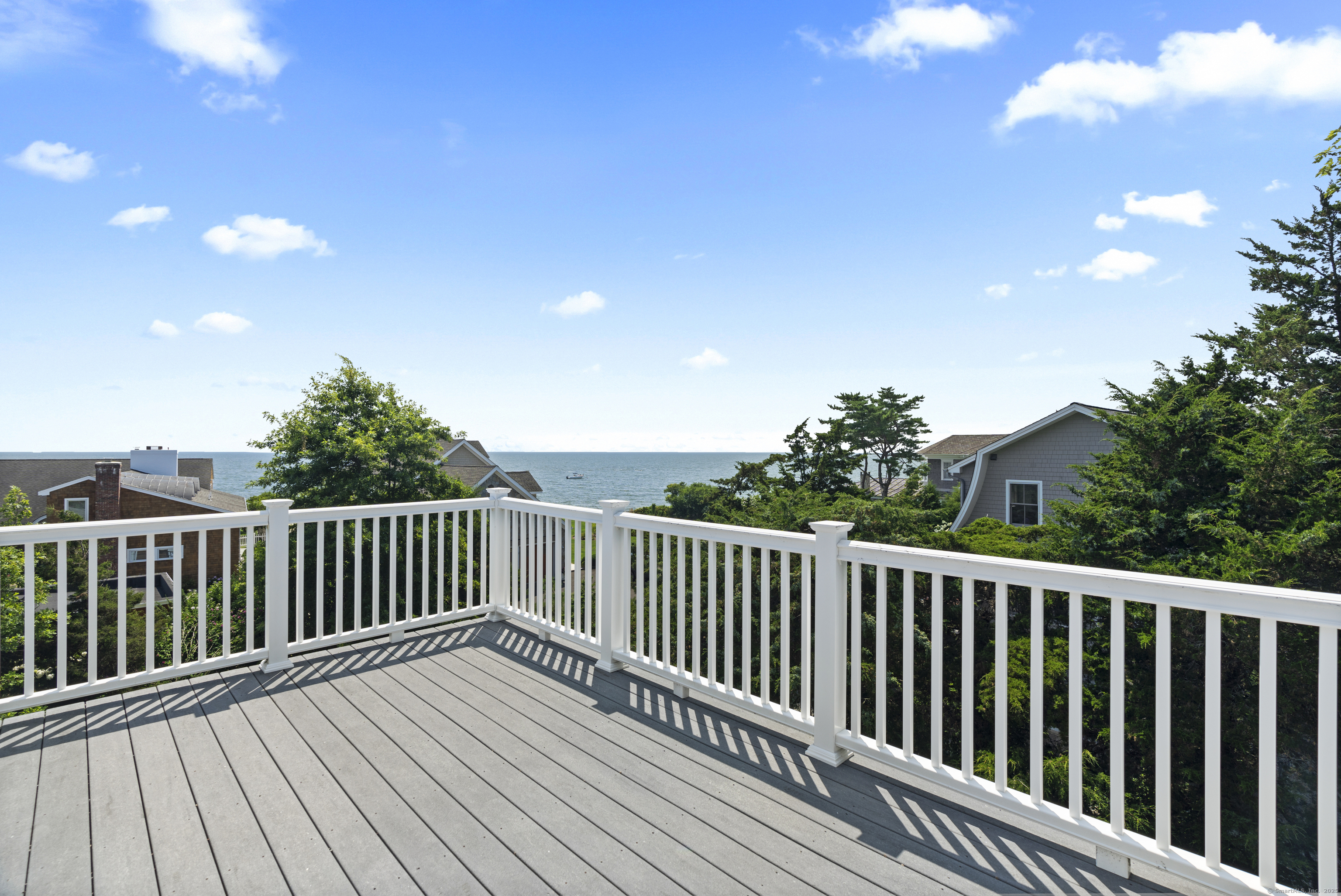 64 Webster Point Road Madison, CT 06443 - Photo 31 of 36 a view of balcony with wooden fence