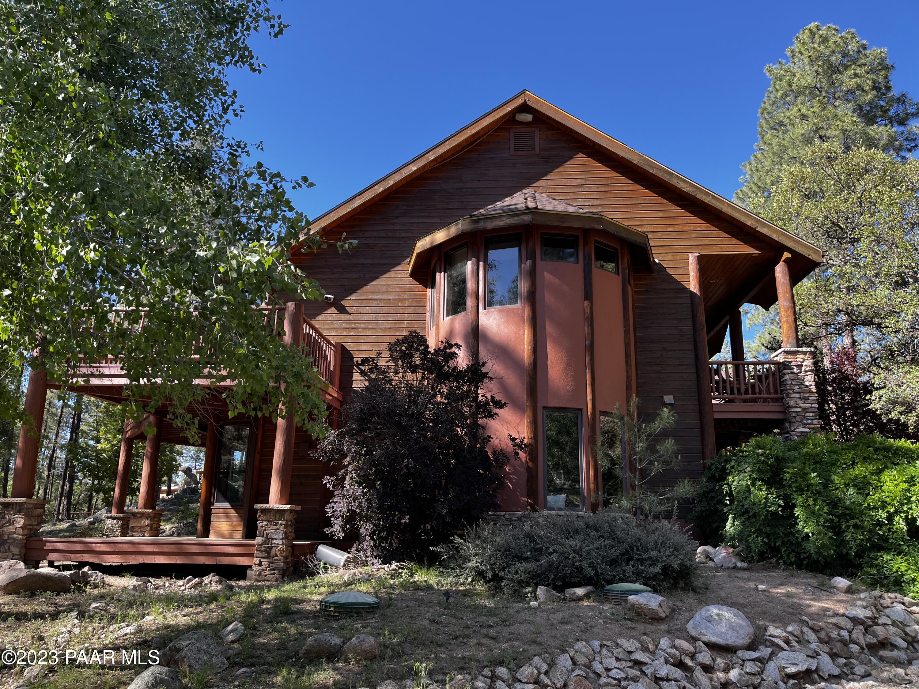 5140 East Charcoal Kiln Road Prescott, AZ 86303 - Photo 57 of 77 a front view of a house with a yard