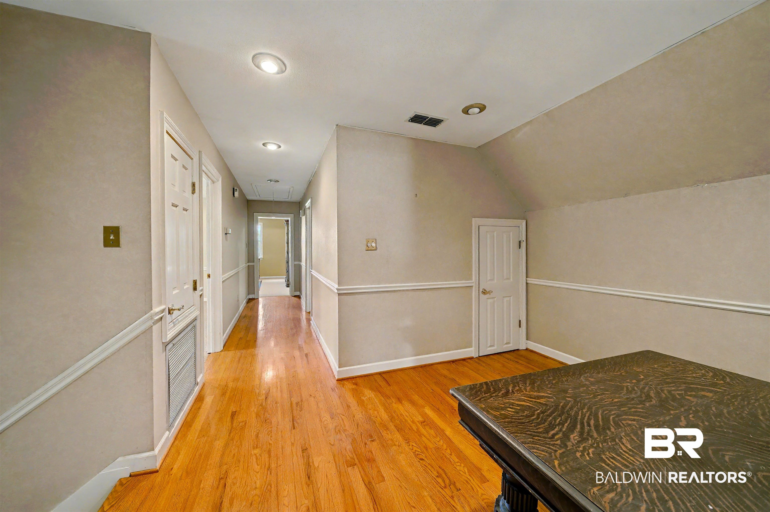 15810 County Road 73 Foley, AL 36535 - Photo 32 of 56 Hallway featuring light wood-style flooring and recessed lighting