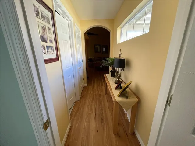 a view of a livingroom with a washer and dryer
