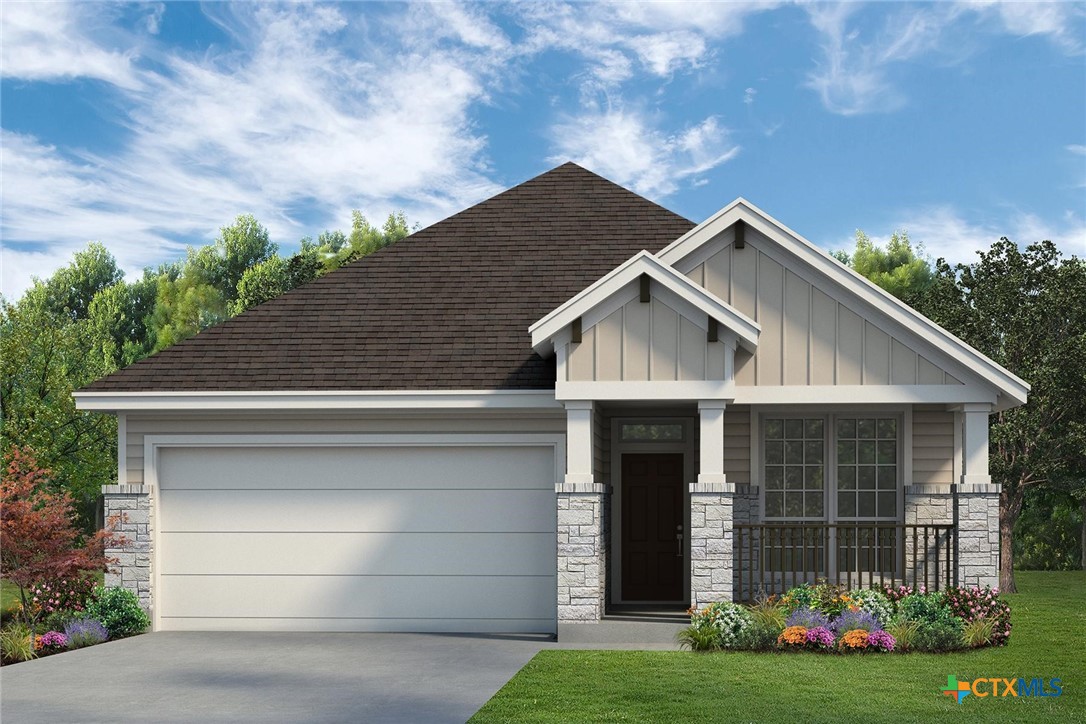 a front view of house with yard