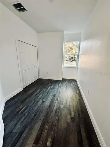 wooden floor in an empty room