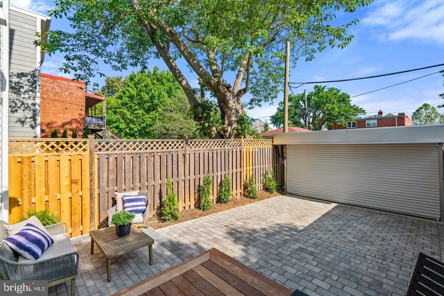 647 E Street Northeast Washington, DC 20002 - Photo 12 of 50 SAMPLE REAR PATIO - UNDER CONSTRUCTION