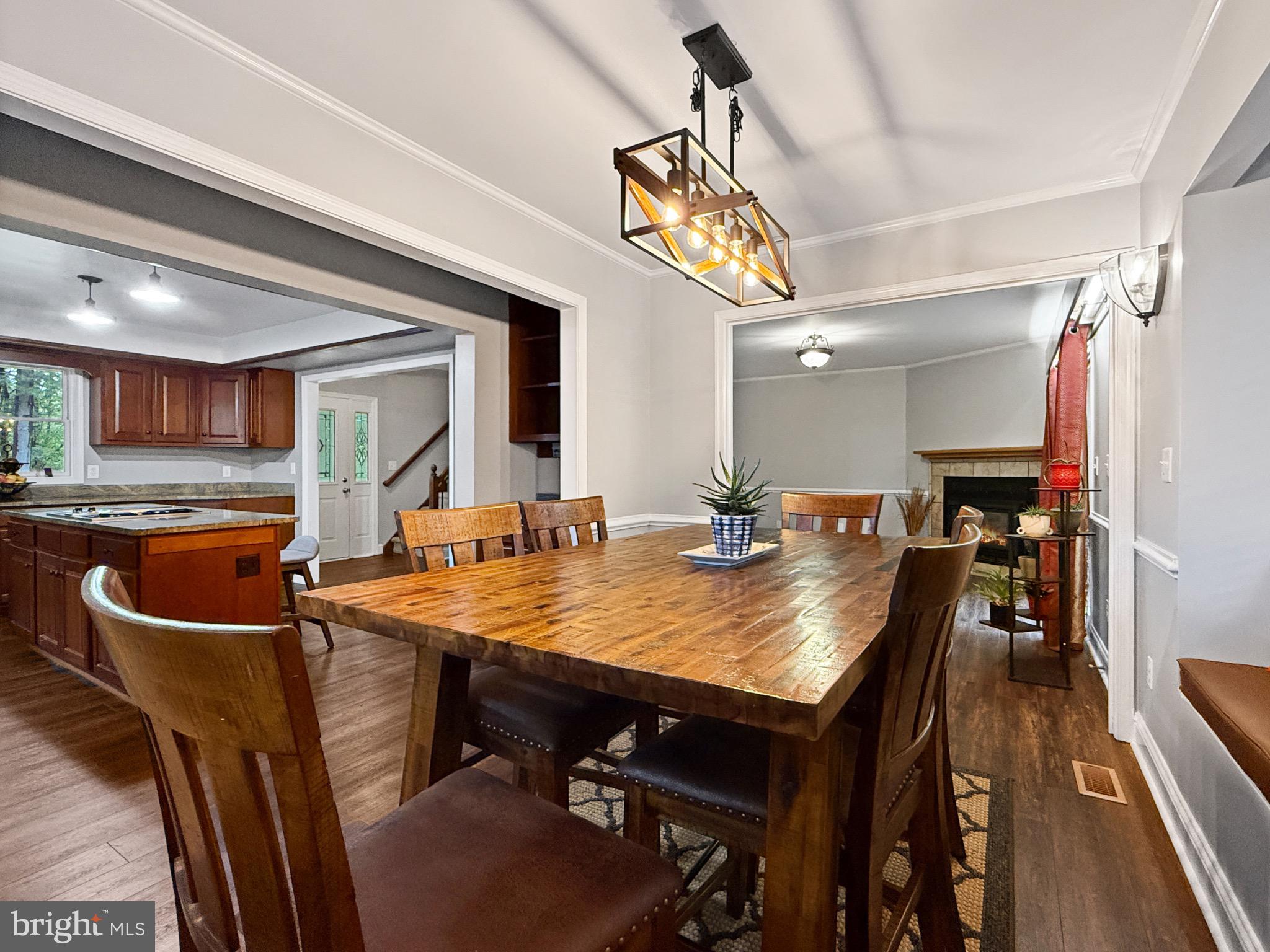 8749 Ramsburg Road Thurmont, MD 21788 - Photo 17 of 61 Inviting dining space with warm wooden tones.