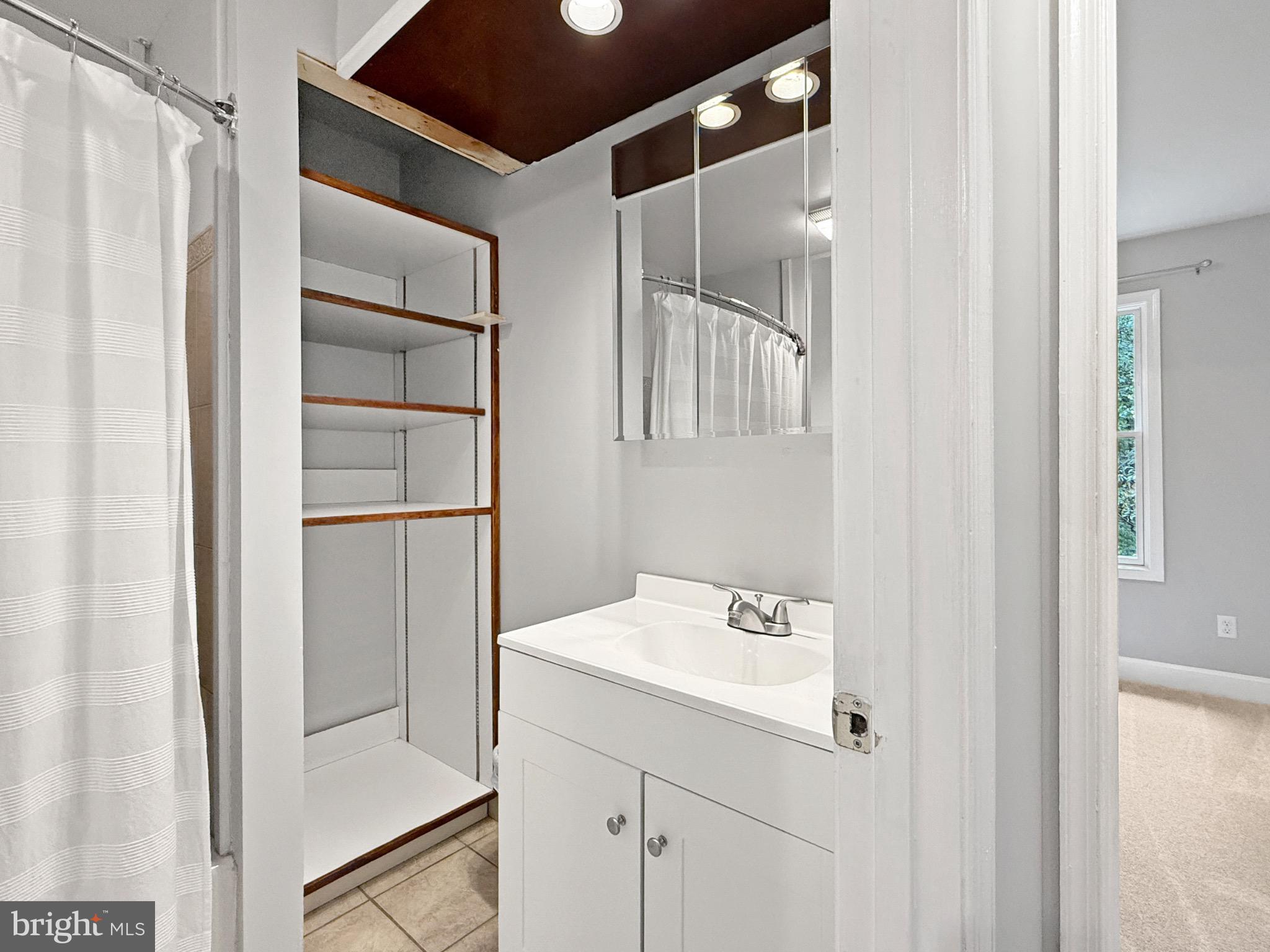 8749 Ramsburg Road Thurmont, MD 21788 - Photo 35 of 61 a bathroom with a sink and mirror