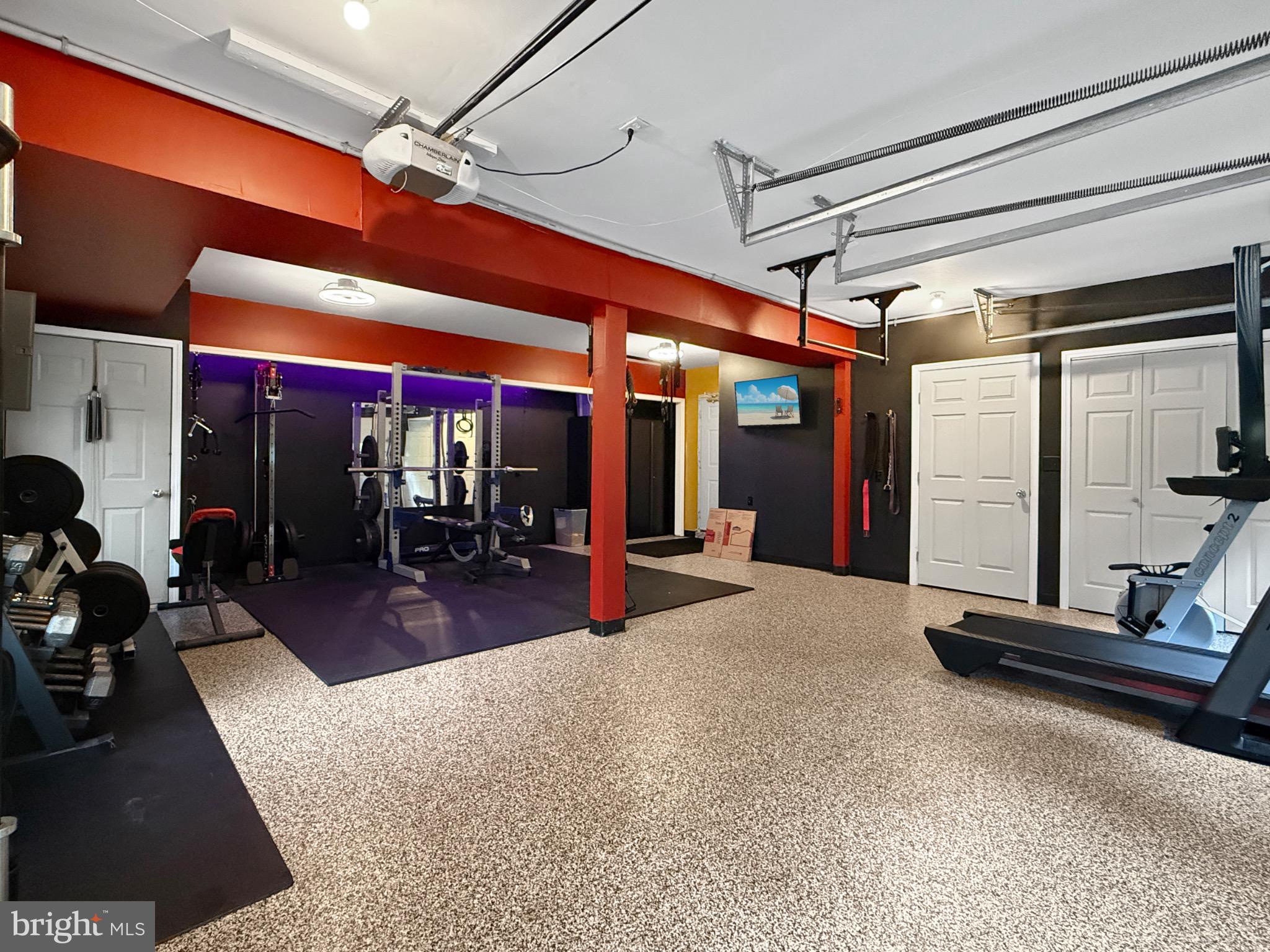 8749 Ramsburg Road Thurmont, MD 21788 - Photo 49 of 61 a view of a room with gym equipment