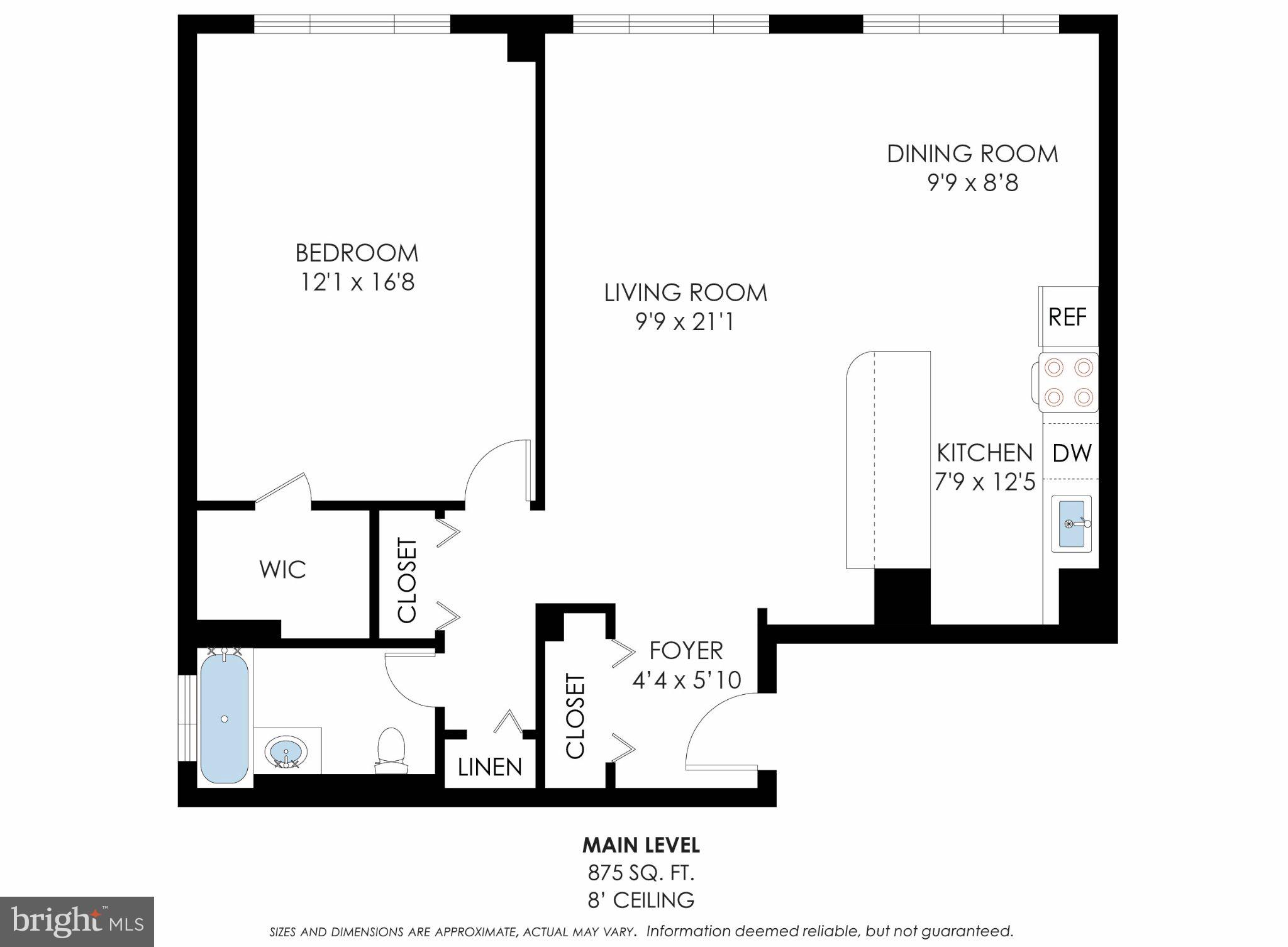 1200 South Arlington Ridge Road, Unit 608 Arlington, VA 22202 - Photo 39 of 39 Floor Plan