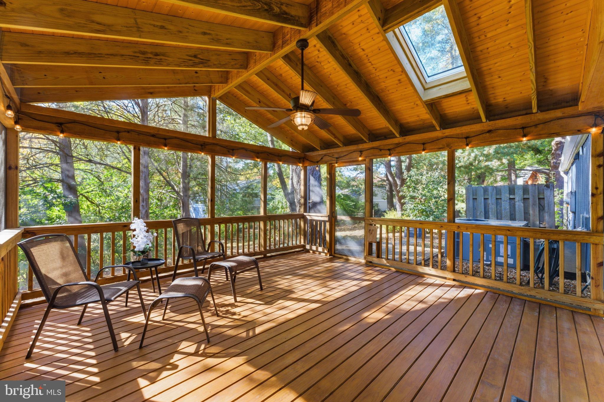 11309 Gatesborough Lane Reston, VA 20191 - Photo 21 of 85 Serene screened porch with natural light.