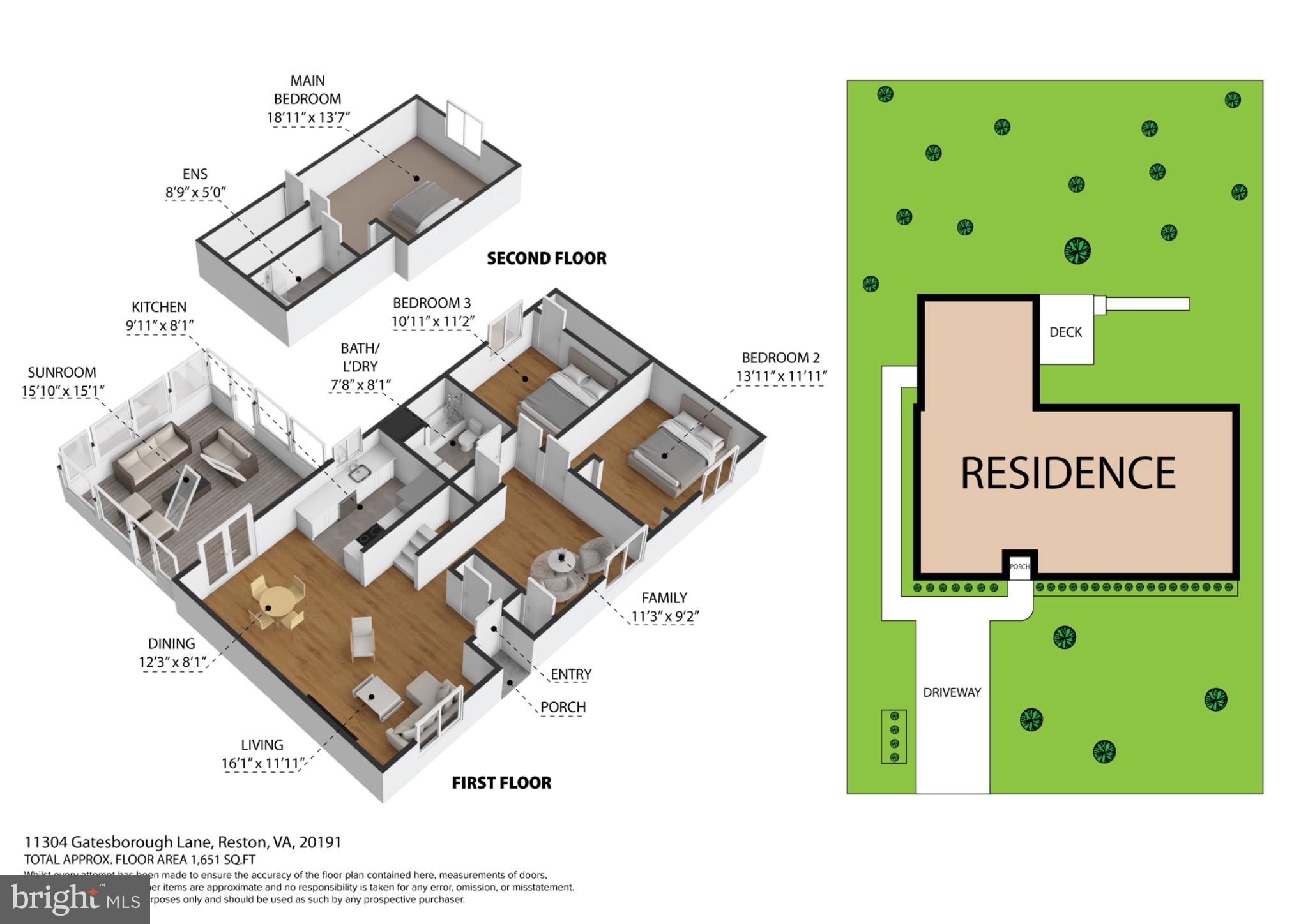 11309 Gatesborough Lane Reston, VA 20191 - Photo 44 of 85 Spacious residence with inviting layout.