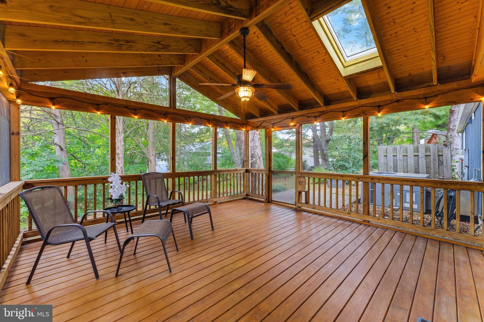 11309 Gatesborough Lane Reston, VA 20191 - Photo 45 of 85 Inviting screened porch with natural light.