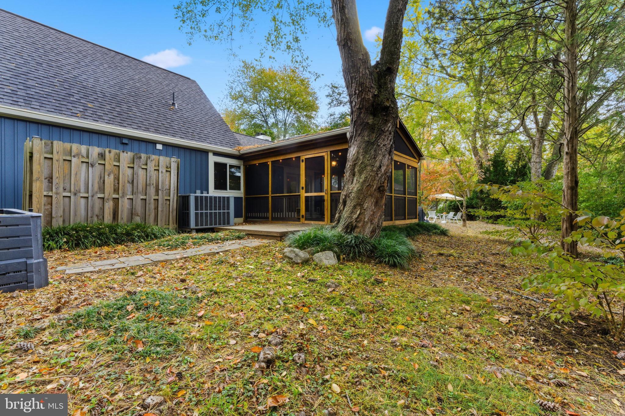 11309 Gatesborough Lane Reston, VA 20191 - Photo 50 of 85 a view of a house with a large tree and wooden fence