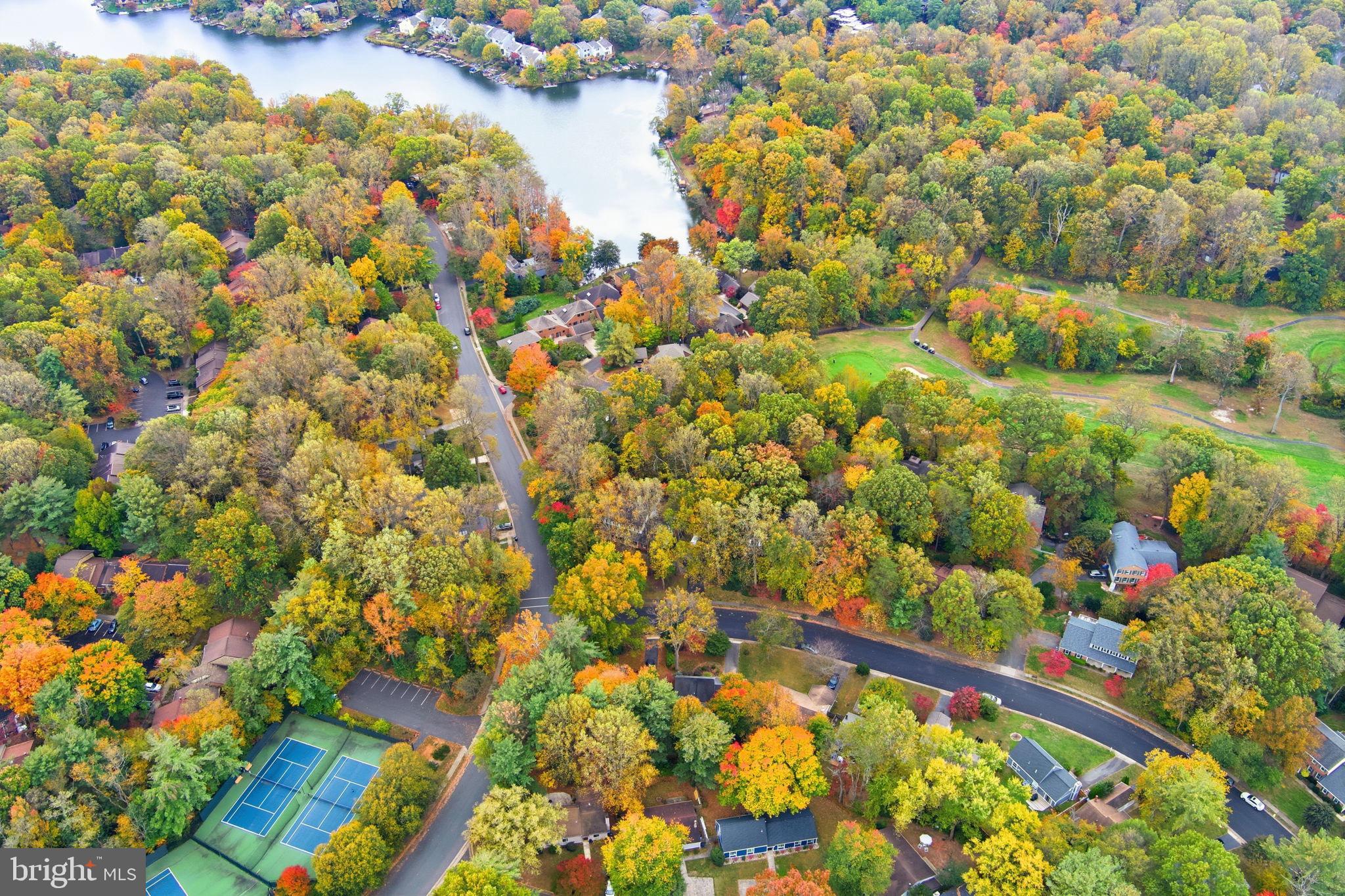11309 Gatesborough Lane Reston, VA 20191 - Photo 61 of 85 Autumn hues embrace a serene lakeside community.