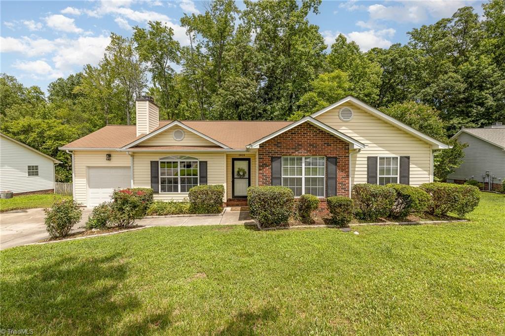 3929 Landover Drive High Point, NC 27265 - Photo 1 of 17 Brick + vinyl siding + attached garage