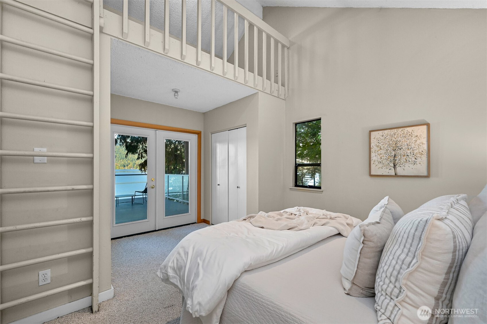 2550 Lake Whatcom Boulevard Bellingham, WA 98229 - Photo 17 of 38 a bedroom with a bed and a window