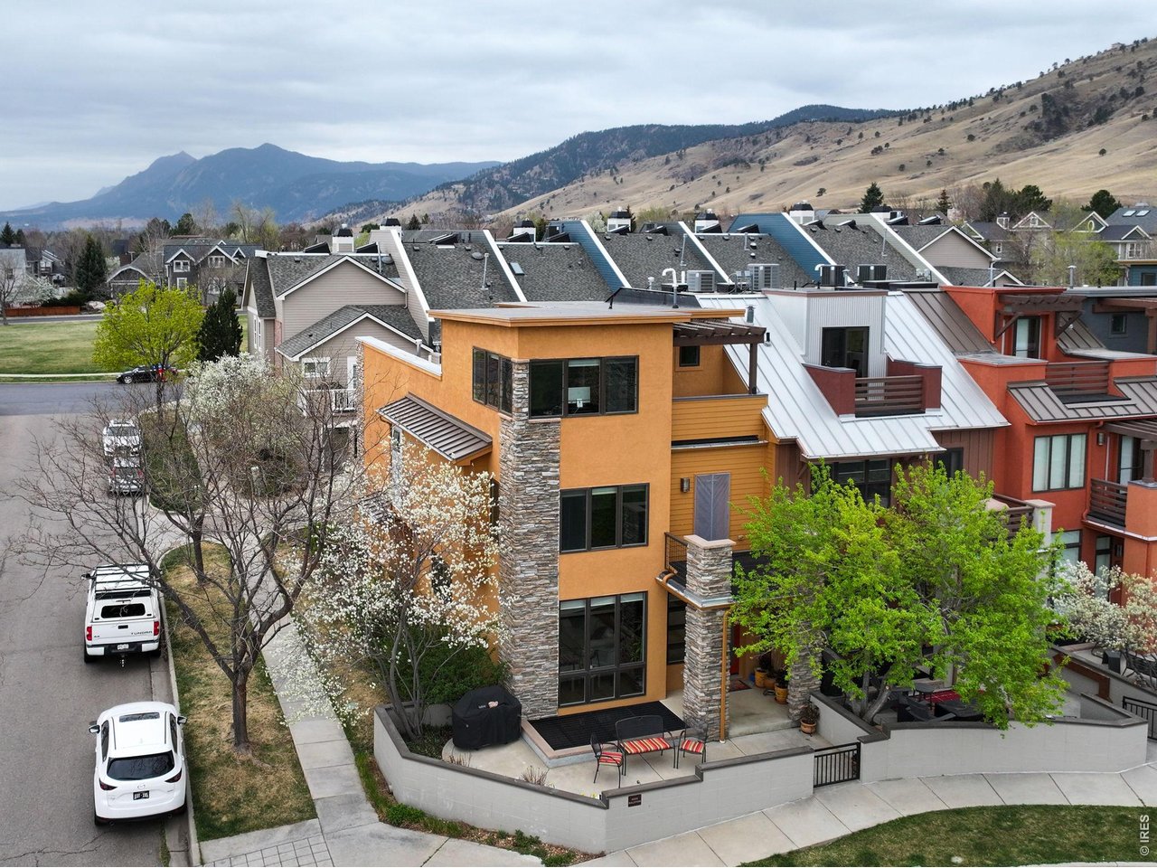5055 Ralston Street, Unit A Boulder, CO 80304 - Photo 41 of 50 an aerial view of multiple houses