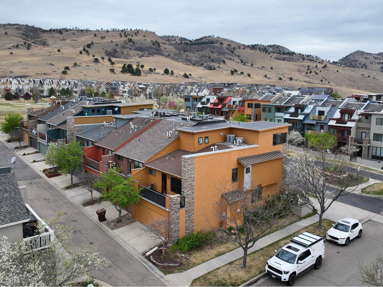 5055 Ralston Street, Unit A Boulder, CO 80304 - Photo 43 of 50 an aerial view of residential houses with outdoor space