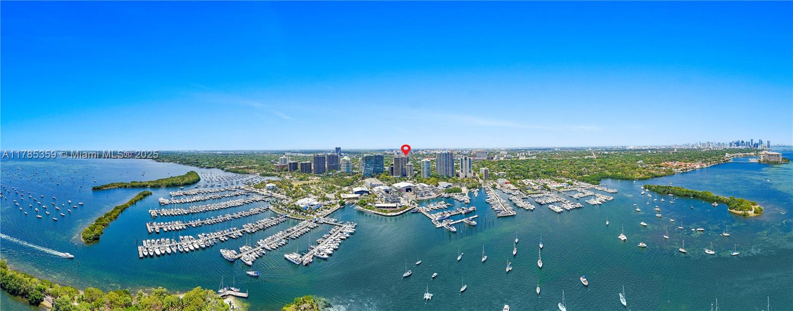 2678 Tigertail Avenue, Unit PH4 Miami, FL 33133 - Photo 48 of 75 an aerial view of a city