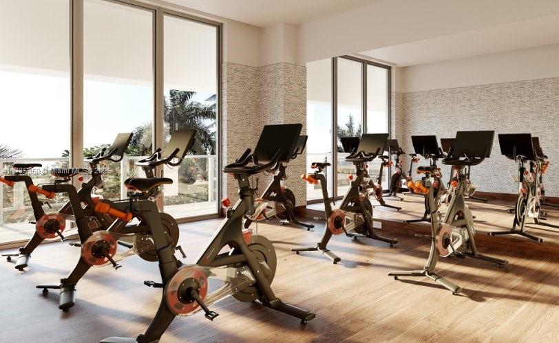 2678 Tigertail Avenue, Unit PH4 Miami, FL 33133 - Photo 52 of 75 a view of a room with gym equipment
