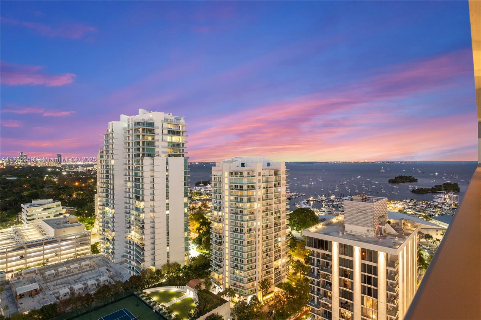 2678 Tigertail Avenue, Unit PH4 Miami, FL 33133 - Photo 66 of 75 a city view with tall buildings