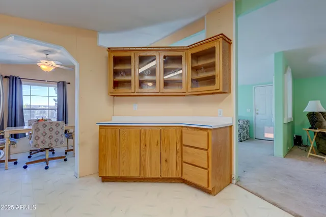 a view of empty room