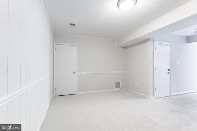 a view of a terrace with sitting area