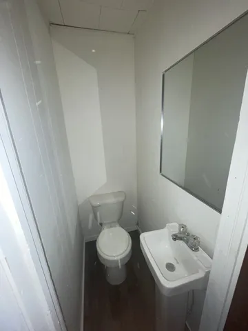 a bathroom with a sink and a toilet