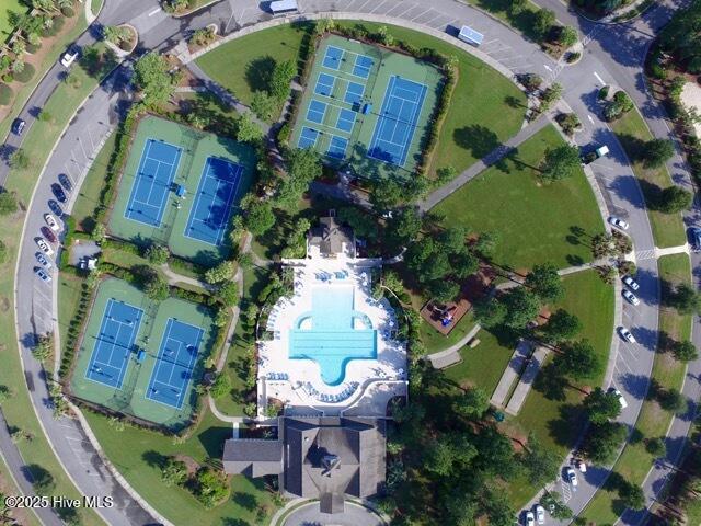 1226 Atrium Way Leland, NC 28451 - Photo 38 of 62 Aerial View Waterford Pool, Pickleball, and Tennis