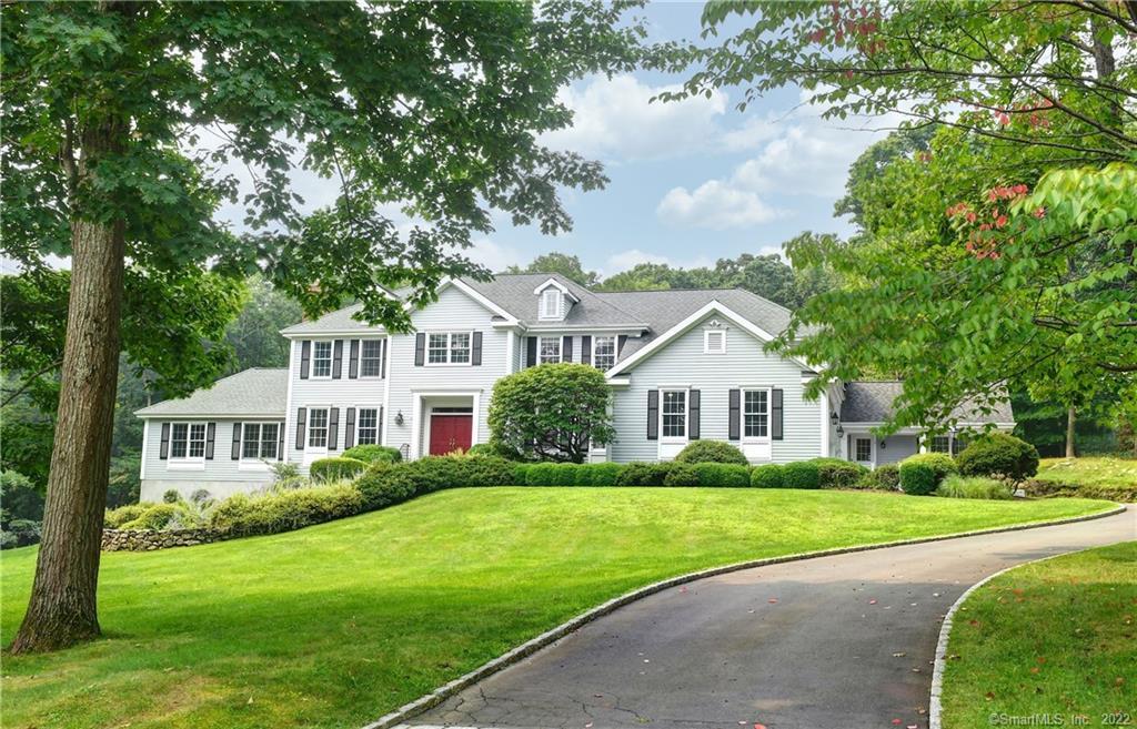 15 Kimberly Court Ridgefield, CT 06877 - Photo 1 of 1 a front view of a house with a yard