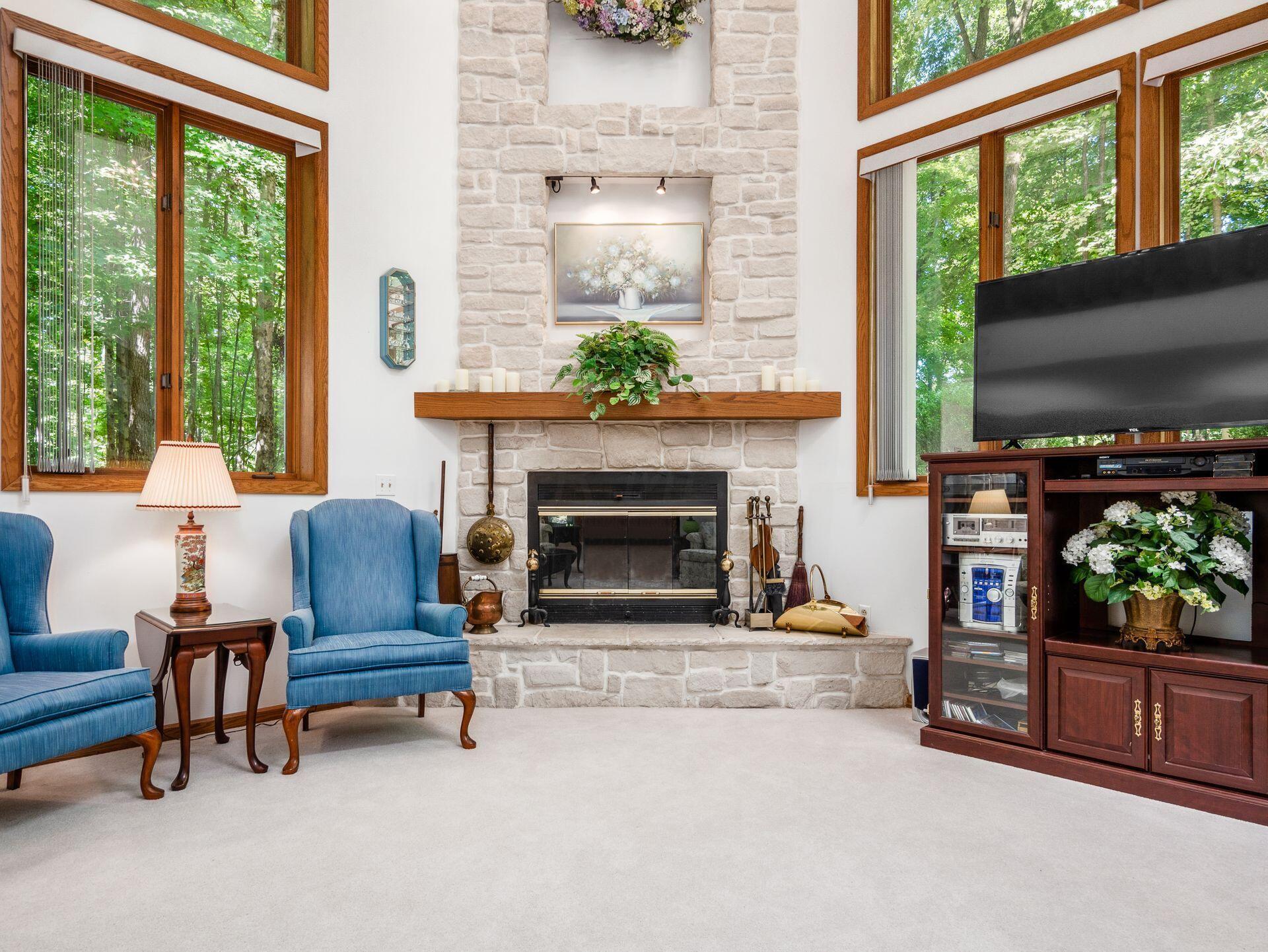5590 Howard Road Delaware, OH 43015 - Photo 63 of 82 Great Room Fireplace