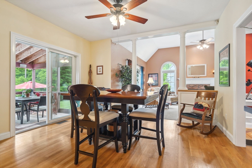 5 Maple Street Pepperell, MA 01463 - Photo 11 of 39 a view of a dining room with furniture window and wooden floor