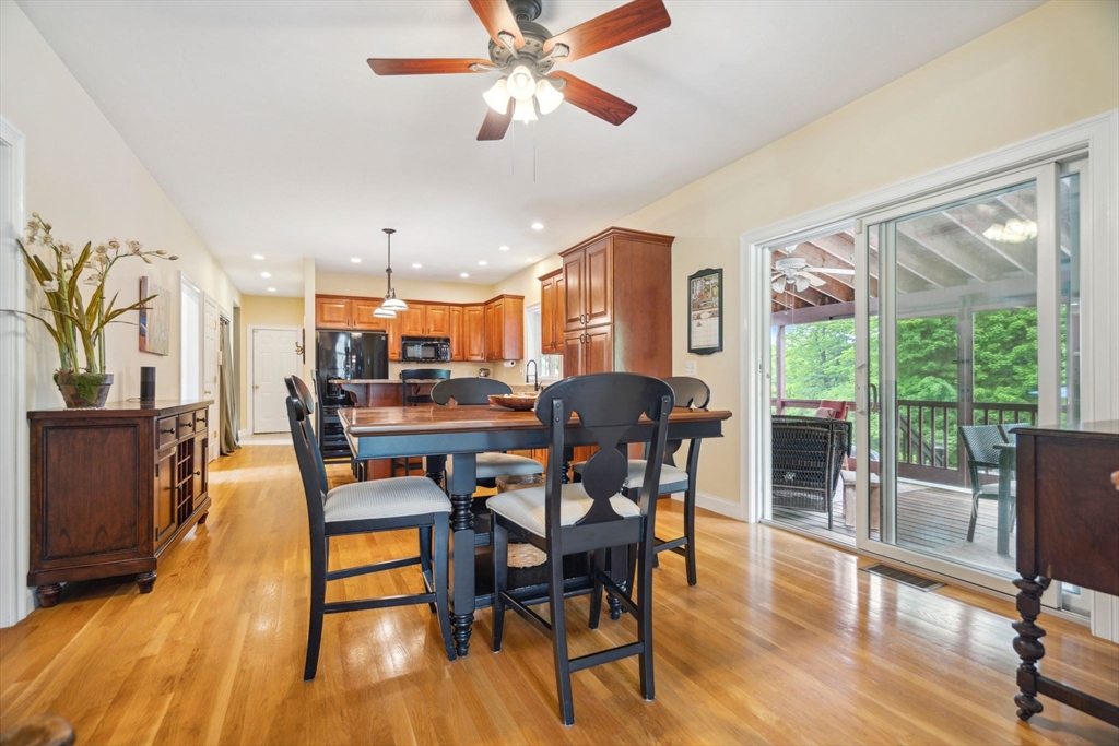 5 Maple Street Pepperell, MA 01463 - Photo 10 of 39 a view of a dining room with furniture window and wooden floor