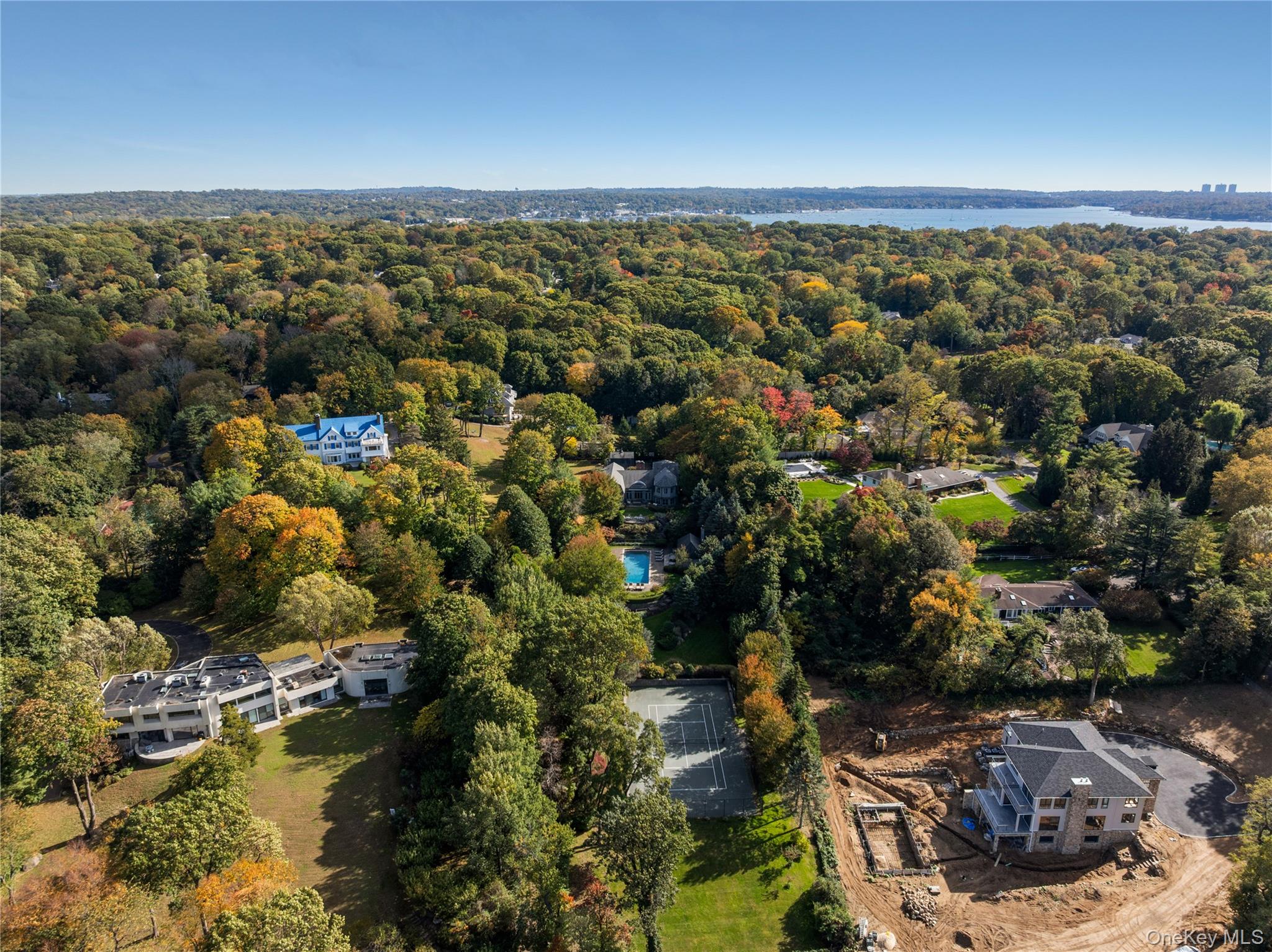 25 Soundview Lane Sands Point, NY 11050 - Photo 40 of 43 an aerial view of a house with a yard