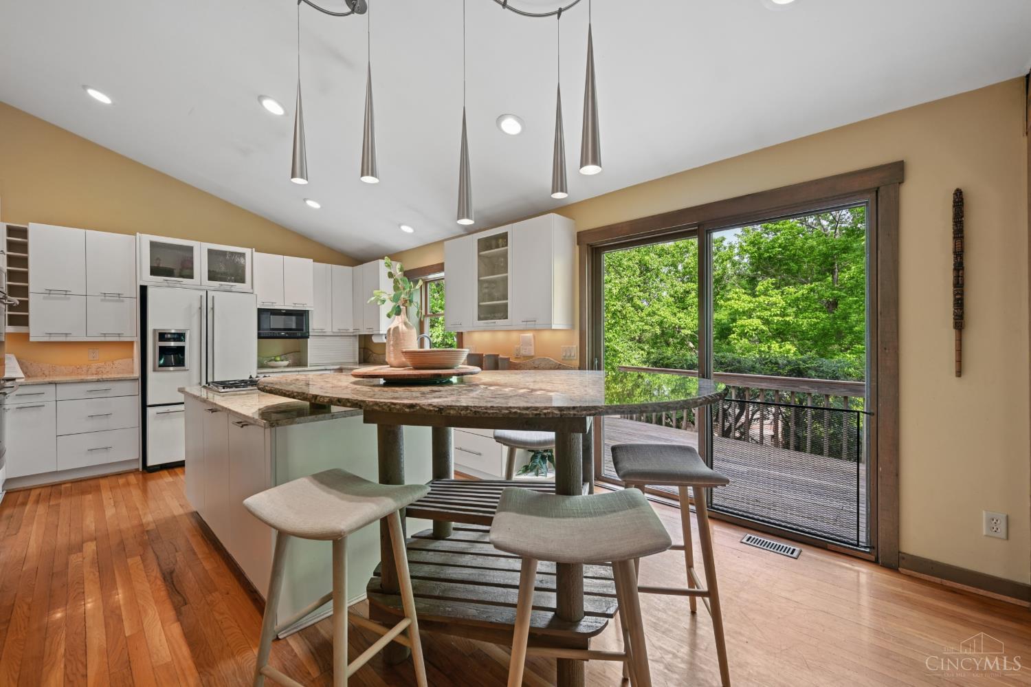559 Asbury Road Cincinnati, OH 45255 - Photo 12 of 50 Remodeled in 2015, Granite countertops, Double oven + gas cooktop, Large double pantry, Under-cabinet lighting, Mini refrigerator