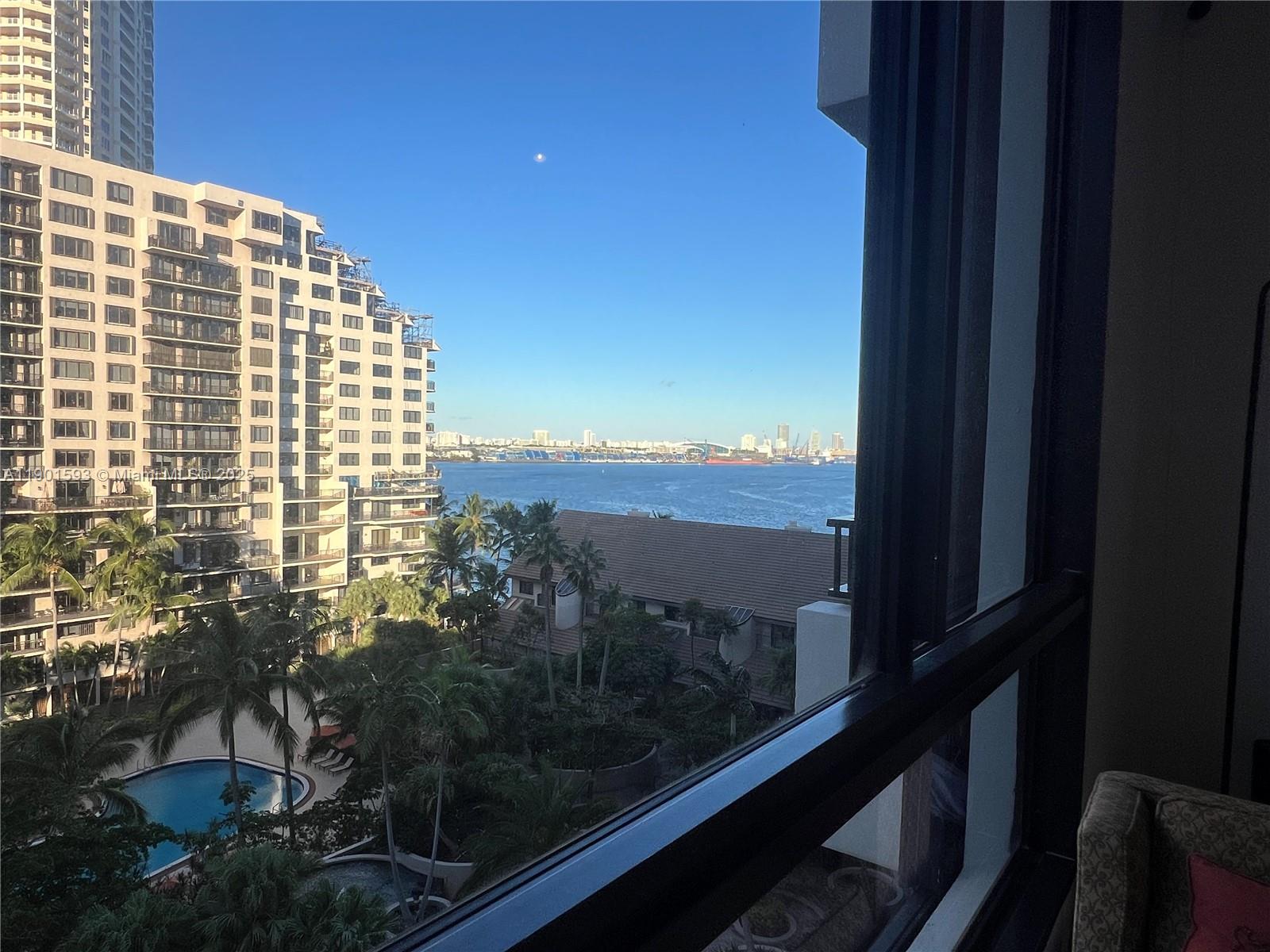 520 Brickell Key Drive, Unit A900 Miami, FL 33131 - Photo 36 of 58 a view of balcony with lake view