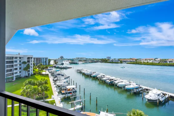 a view of a lake with a ocean view