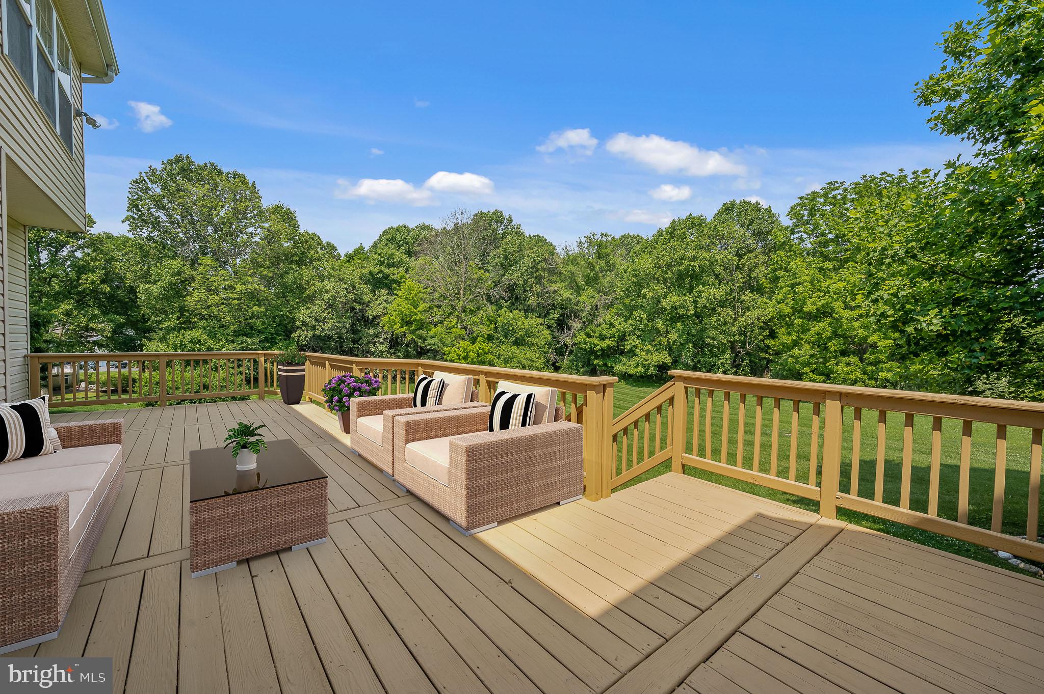 3 Weathervane Lane Landenberg, PA 19350 - Photo 36 of 44 Deck with Amazing Views Virtually Staged