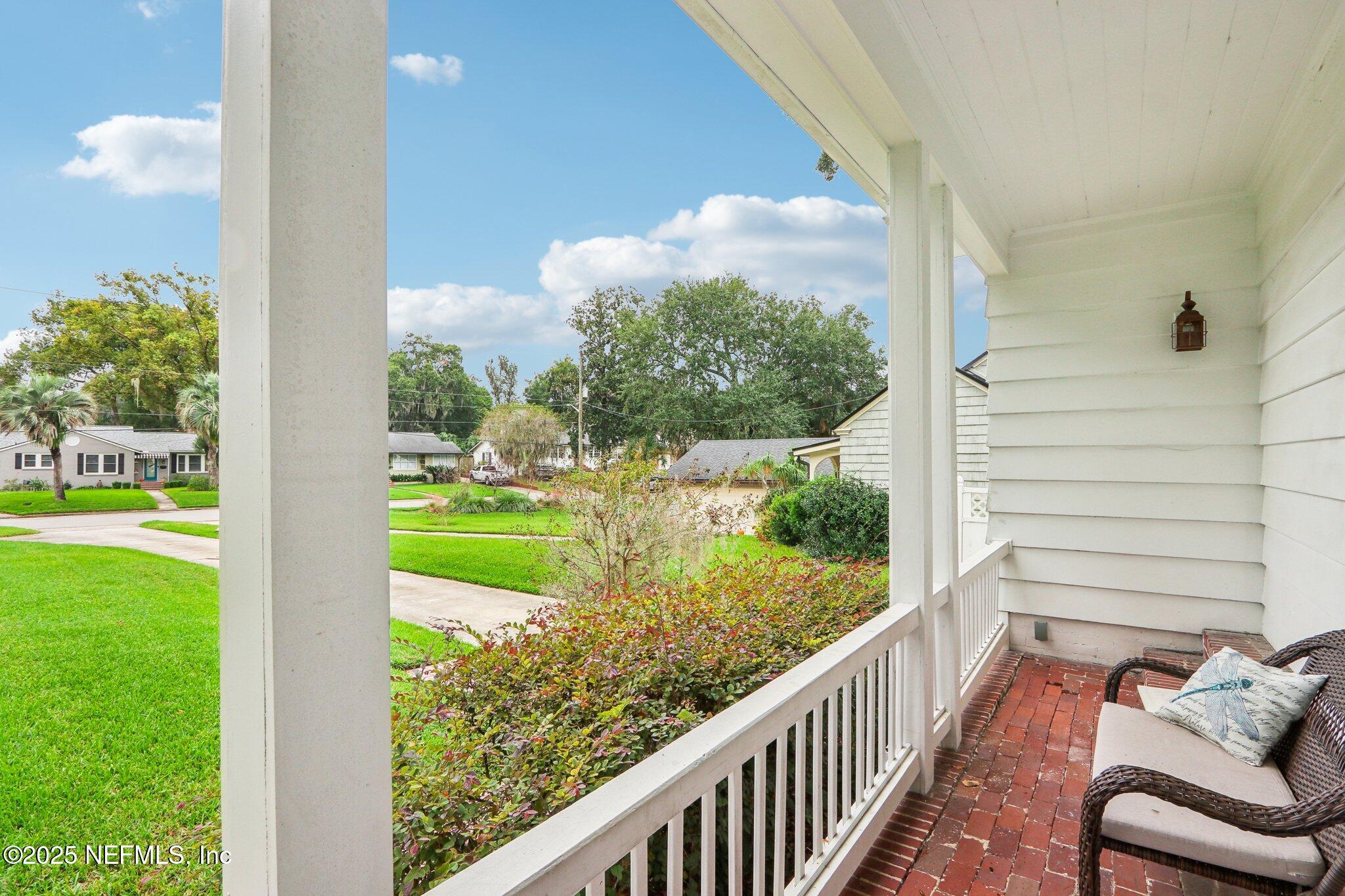 1605 Lorimier Road Jacksonville, FL 32207 - Photo 15 of 57 a view of a porch and garden