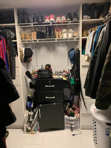 a room with lots of bottles of alcohol