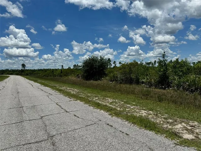 a view of a lake from a yard