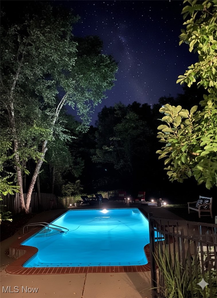 2593 Coventry Road Cleveland, OH 44120 - Photo 46 of 50 Heated pool at night in the summertime.