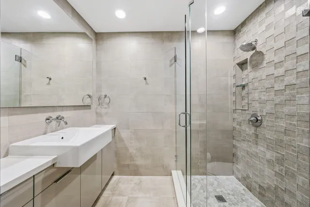 a view of a patio with a table chairs and a table