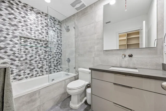 an aerial view of residential building and lake view