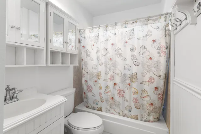 a bathroom with a toilet a sink and a bathtub